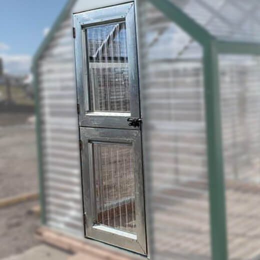 additional set of dutch doors diy greenhouse kit