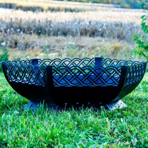 celtic band firebowl fire bowl decorative steel fire pit